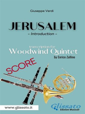 cover image of Jerusalem--Woodwind Quintet (score)